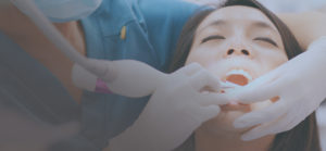 Patient being treated for gingivitis